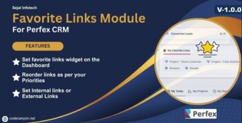 Favorite Links Module For Perfex CRM 1.0.3