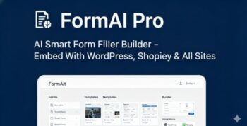 FormAl Pro – AI Powered Form Assistant - Auto Populates Website Forms For Visitors