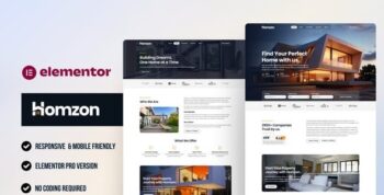Homzon - Real Estate & Property Elementor Template Kit