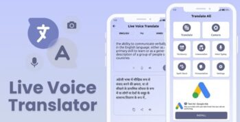 Live Voice Translator with AdMob Facebook Ads Android