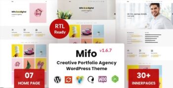 Mifo – Creative Minimal Portfolio WordPress Theme 1.6.7