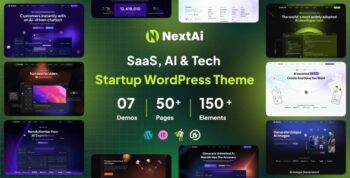 NextAI – SAAS, AI & Tech Startup WordPress Theme 1.0.1