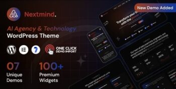 Nextmind – AI Agency & Technology WordPress Theme 1.0.8