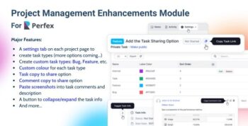 Project Management Enhancements Module for Perfex CRM 1.4.3