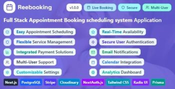 Reebooking – Spa Saloon Service Appointment Booking scheduling system Software & Solution