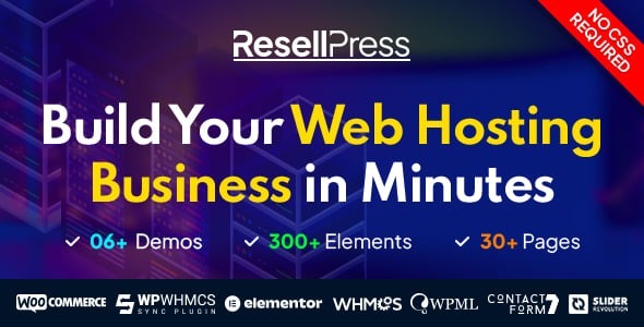 ResellPress – Web Hosting & WHMCS WordPress Theme for Resellers 4.0.1