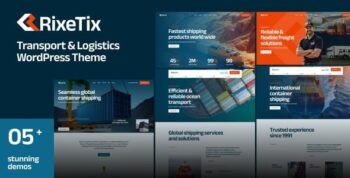 RixeTix - Transport & Logistics WordPress Theme