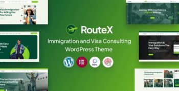 RouteX – Immigration and Visa Consulting WordPress Theme 1.0.7