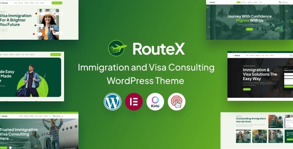 RouteX – Immigration and Visa Consulting WordPress Theme 1.0.7
