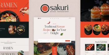 Sakuri – Asian Restaurant and Sushi WordPress Theme 1.2.0