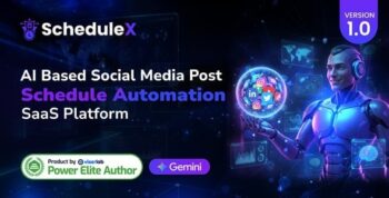 ScheduleX – AI Powered Social Media Post Schedule Automation | SaaS Platform 1.1