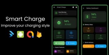 Smart Charge - Complete Flutter Battery Monitoring & Animation App