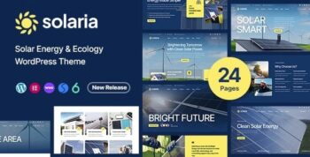 Solaria – Solar Energy & Ecology WordPress Theme 1.0.1