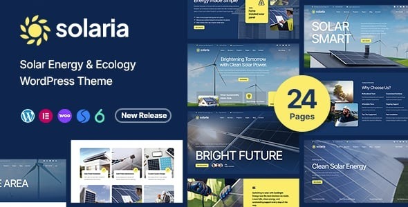 Solaria – Solar Energy & Ecology WordPress Theme 1.0.1