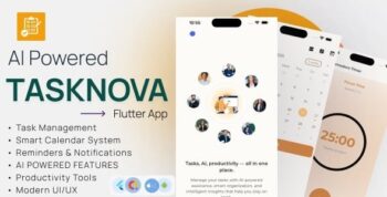 TaskNova - AI Powered Task Manager and Productivity Full Application