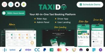 Taxido – InDrive | Grab | Uber Clone | Taxi Booking with Cab | Rental | Bidding | Parcel 2.0.5