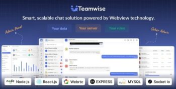 Teamwise – Slack Clone | Chat App | Audio and Video Call | Realtime Messaging Saas Product