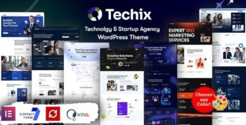 Techix – Technology & Startup Agency WordPress Theme 2.0