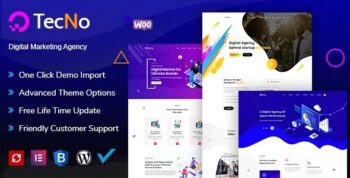 Tecno – Creative Agency WordPress Theme