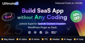 UltimateAI – OpenAI Content Generation WordPress App as SaaS 3.4.0