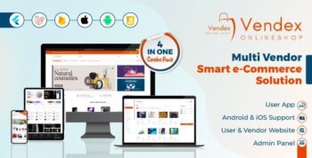 Vendex- Complete Multivendor Ecommerce Platform – Android & iOS Apps with Web & Admin Panel 1.1