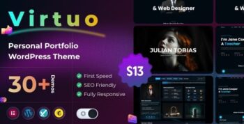Virtuo – Personal Portfolio WordPress Theme 1.0.1