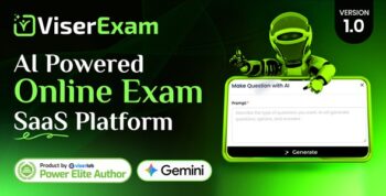 ViserExam – AI Powered Online Exam SaaS Platform 1.1