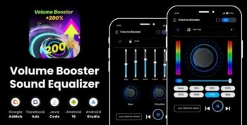 Volume Booster Sound Equalizer Edge Light with AdMob Facebook Ads Android