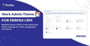 Work Admin Theme for Perfex CRM 1.0.1