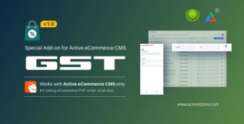 Active eCommerce GST Add-on 1.1