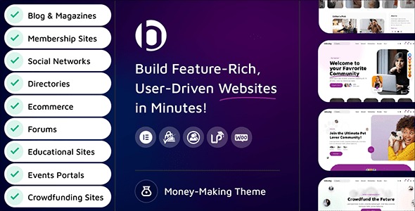 BeBuddy – Monetized Community & Membership WordPress Theme