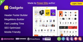 Gadgeto WP – Electronics Store Elementor WooCommerce Theme 2.1.1