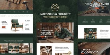 Lumbert – Carpenter, Wood & Forestry WordPress Theme
