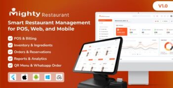 Mighty Restaurant - Restaurant Management System SAAS 1.1