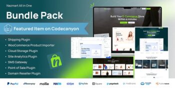 Nazmart Bundle Pack – Multi-Tenancy eCommerce Platform (SAAS) 4.0.0