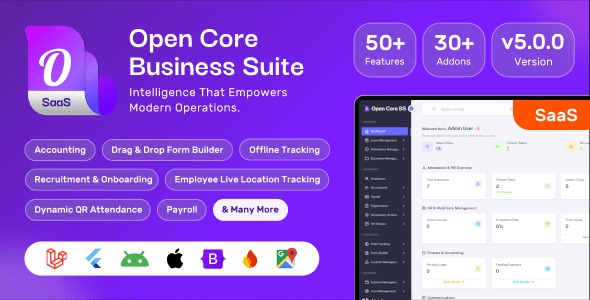 Open Core Business Suite: All-in-One Business OS | SaaS