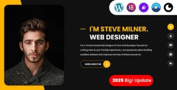 Personal Portfolio WordPress Theme | Tunis 1.1