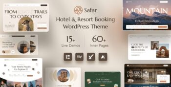 Safar - Hotel & Resort Booking WordPress Theme 1.0.1