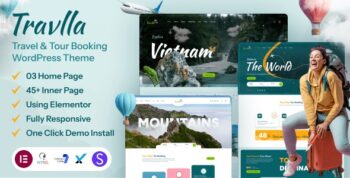 Travlla- Travel & Tour Booking Agency WordPress Theme