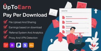 UpToEarn – Pay Per Download Platform [Regular Version] 1.3