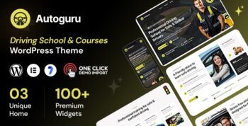 Autoguru – Driving School & Courses WordPress Theme 1.0.2