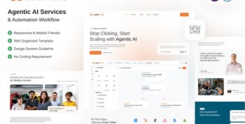 Automate - Agentic AI & Automation Workflow Elementor Template Kit
