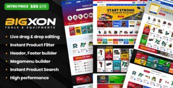 Bigxon – Parts And Tools WordPress WooCommerce Theme 1.1