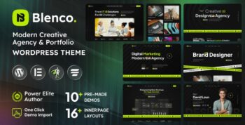 Blenco – Creative Agency WordPress Theme