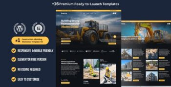Brecta – Construction & Building Elementor Template Kit