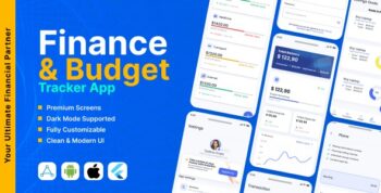 Fintrack Finance & Budget Tracker App with Firebase Backend