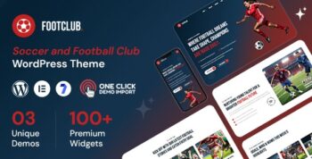 Footclub – Soccer and Football Club WordPress Theme 1.0.1