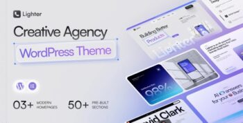 Lighter – Creative Agency & Portfolio WordPress Theme 1.4
