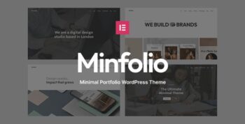 Minfolio – Minimal Agency Portfolio and Personal Portfolio WordPress Theme 2.1.1