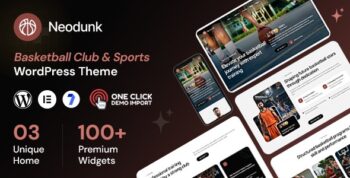Neodunk – Basketball Club & Sports WordPress Theme 1.0.2